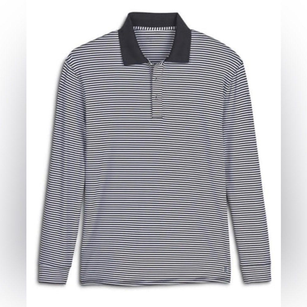 Coolibar Striped UPF 50+ Long-sleeved Polo